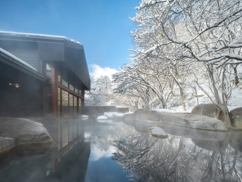 Off site, Winter, Hot Spring Bath