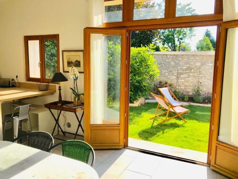 Patio, Spring, Garden, Garden view