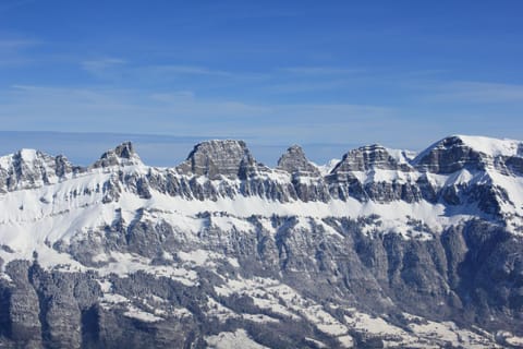 Natural landscape, Winter, Mountain view