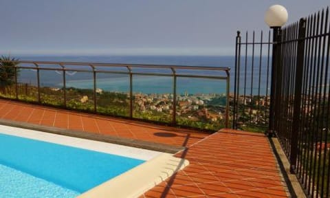 Property building, Pool view, Sea view, Swimming pool