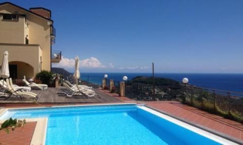 Property building, Pool view, Sea view, Swimming pool