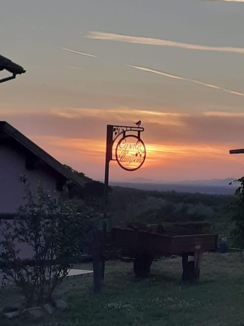 Property building, Natural landscape, Sunset