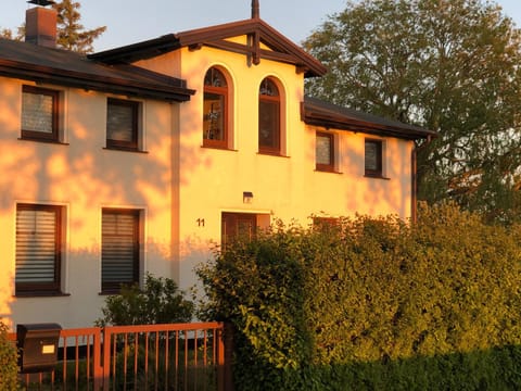 Facade/entrance, On site, Sunset