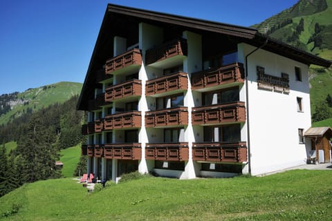 Property building, Summer, Garden