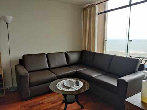 Living room, Seating area, Sea view