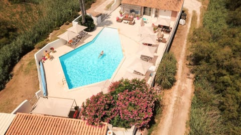 Bird's eye view, Pool view