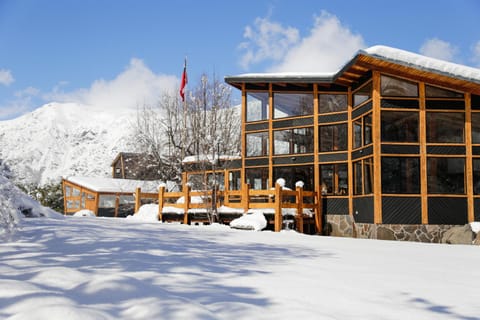 Property building, Day, Natural landscape, Winter, Mountain view