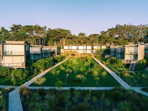 Property building, Garden view