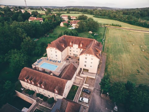 Property building, Natural landscape, Bird's eye view