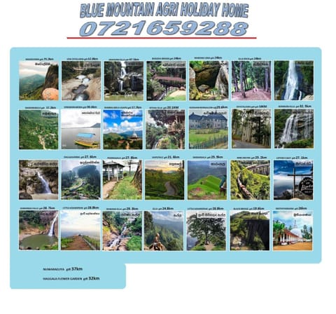 Blue Mountain Agri Holiday Home House in Central Province