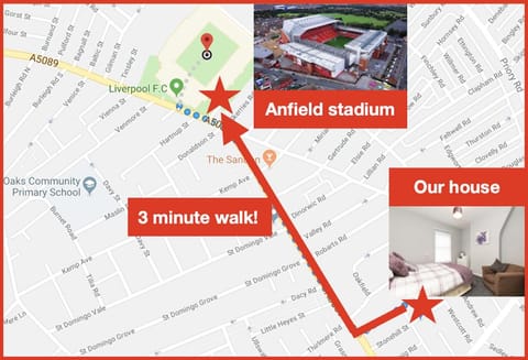 Cosy Anfield Guesthouse - FREE parking Maison in Liverpool