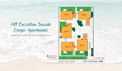 API Busselton Seaside Escape Apartments Haus in Busselton