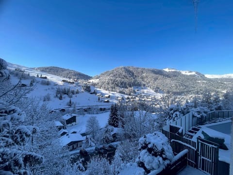 Day, Natural landscape, Winter, Mountain view