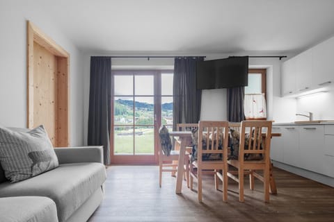 Kitchen or kitchenette, Living room, Dining area