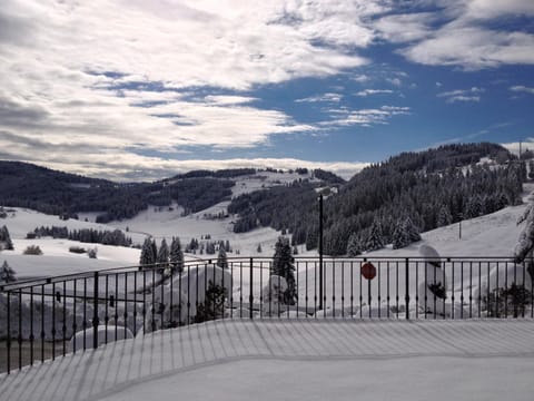 Winter, Balcony/Terrace, Mountain view