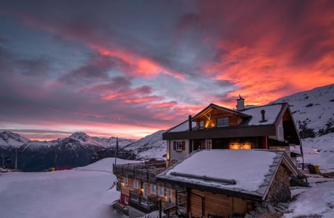 Property building, Sunset