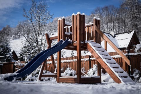 Winter, Children play ground