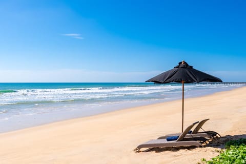 Day, Natural landscape, Beach, Sea view, sunbed