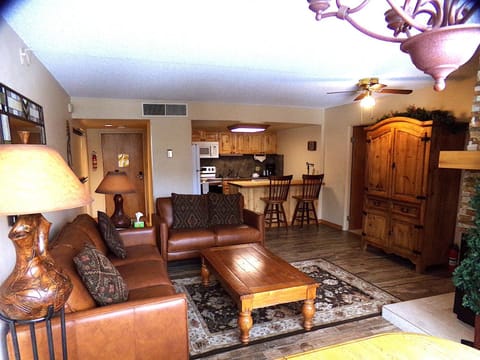 Kitchen or kitchenette, Living room