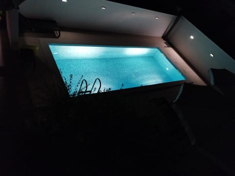 Night, Pool view