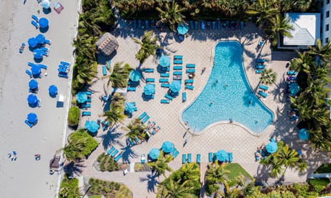 Bird's eye view, Pool view