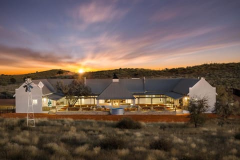 Property building, Sunset