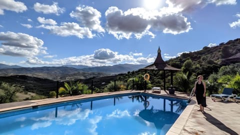 Natural landscape, Pool view, Swimming pool, sunbed