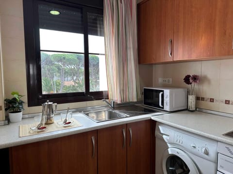 Kitchen or kitchenette, minibar, pet friendly, stove, washing machine