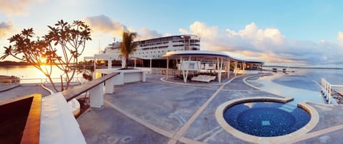 Property building, Pool view, Sea view, Swimming pool