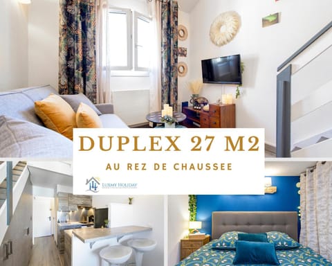 LuxmyHoliday - Duplex proche Disneyland 10min Paris 30min en RER Condo in Bussy-Saint-Georges