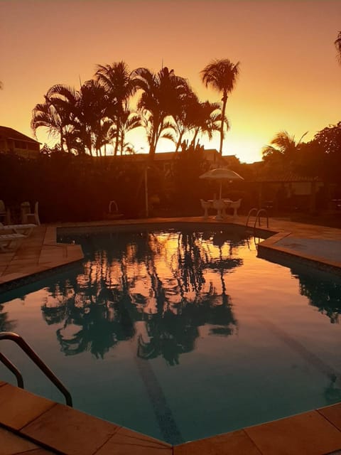 Natural landscape, Pool view, Sunset