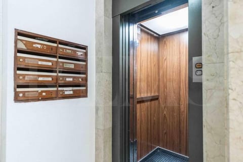 Property building, elevator