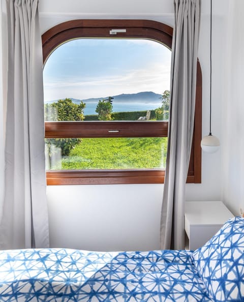 Bed, Natural landscape, Bedroom, Mountain view, Sea view