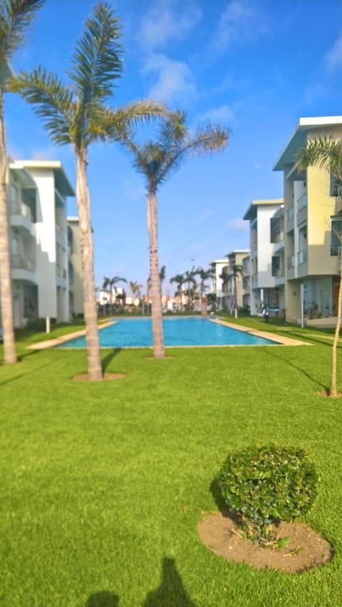 F3 Casabay beach sidi rahal vue sur piscine Condo in Casablanca-Settat