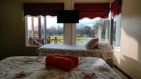 Bed, Photo of the whole room, Bedroom, Garden view