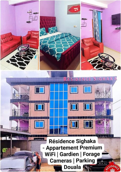 Residence Sighaka - Studio Meublé VIP avec WiFi, Gardien, Parking Condominio in Douala