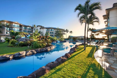 Waipouli Beach Resort Beautiful Luxury Ground Level Garden View AC Pool! Apartment in Kauai