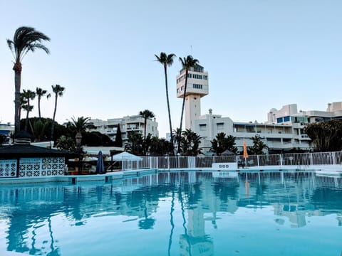 Swimming pool, Sunset