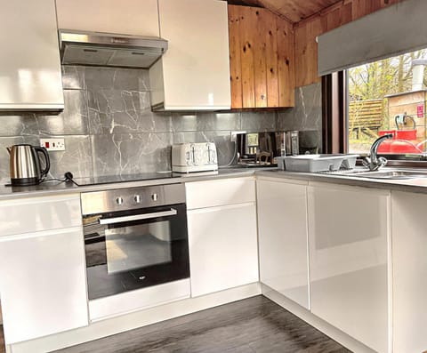 Snowdrop 10-Hot Tub-Woodlandlodges-St Clears-Pembrokeshire Chalet in Wales