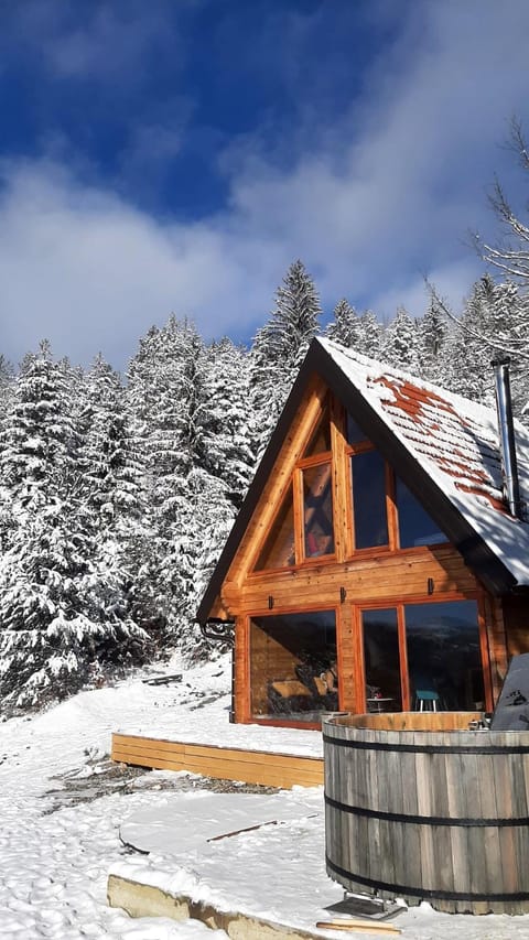 Property building, Day, Natural landscape, Winter, Mountain view