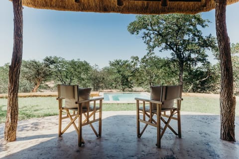 Patio, Day, Natural landscape, Pool view, Swimming pool