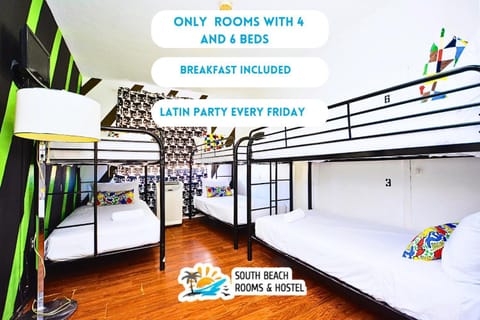 South Beach Rooms and Hostel Hostel in Flamingo Lummus