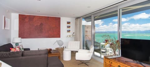 Living room, Seating area, Sea view