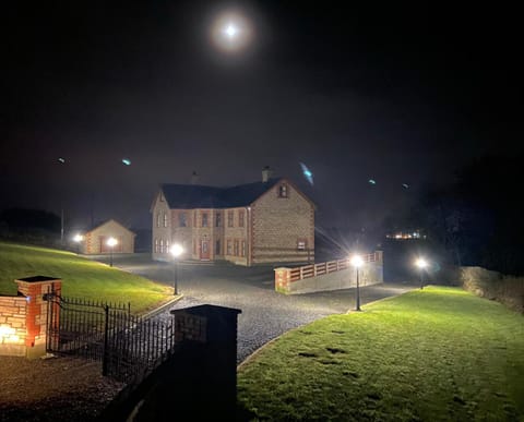 Property building, Night, Garden view