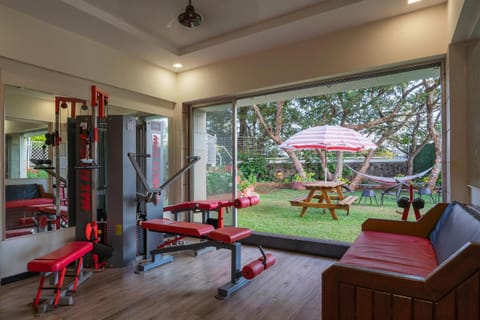 StayVista's Emilia Villa - Terrace with Deck, Outdoor Jacuzzi, Indoor Activities, Garden, and Gym Villa in Maharashtra