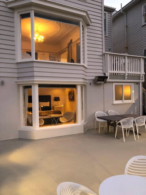 Property building, Patio, Facade/entrance, Night, Bathroom, View (from property/room), Balcony/Terrace, Balcony/Terrace, Seating area, Dining area, Bedroom, Inner courtyard view