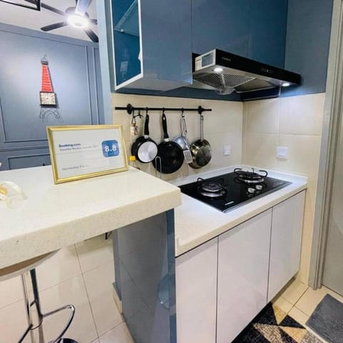 Kitchen or kitchenette, stove, kitchen