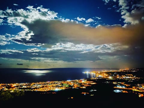 Property building, Night, City view, Sea view