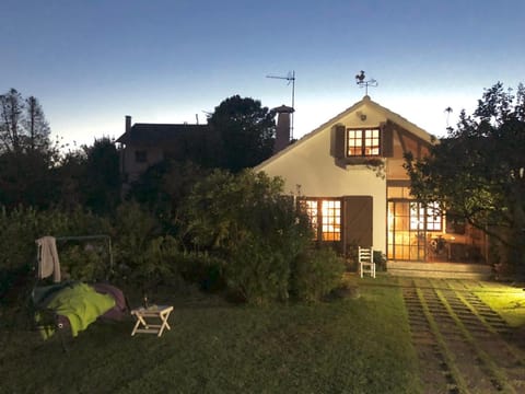 Property building, Garden, Sunset