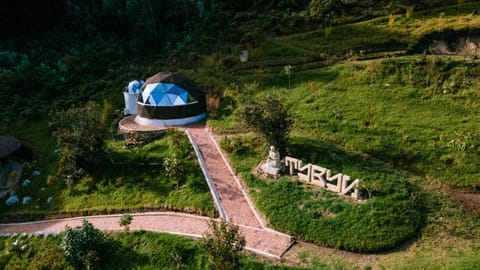 Nearby landmark, Spring, Natural landscape, Bird's eye view, Swimming pool